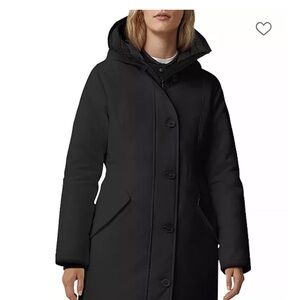 Authentic Rossclair Hooded Down Parka Navy Blue